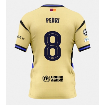 Billige Fotballdrakt Barcelona Pedri Gonzalez #8 Replika Bortedrakt 2025-26 Kortermet